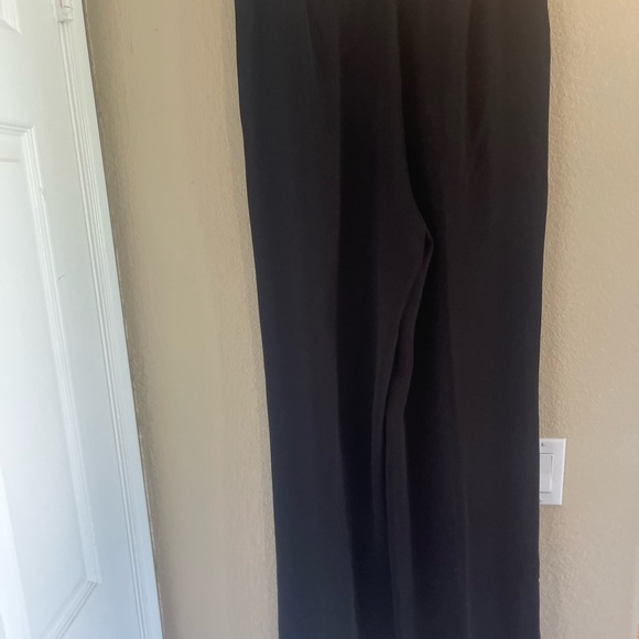 Elegant Black Wide Leg Dress pants - Picture 3 of 7